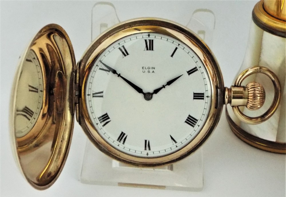 1925 Elgin full hunter pocket watch.