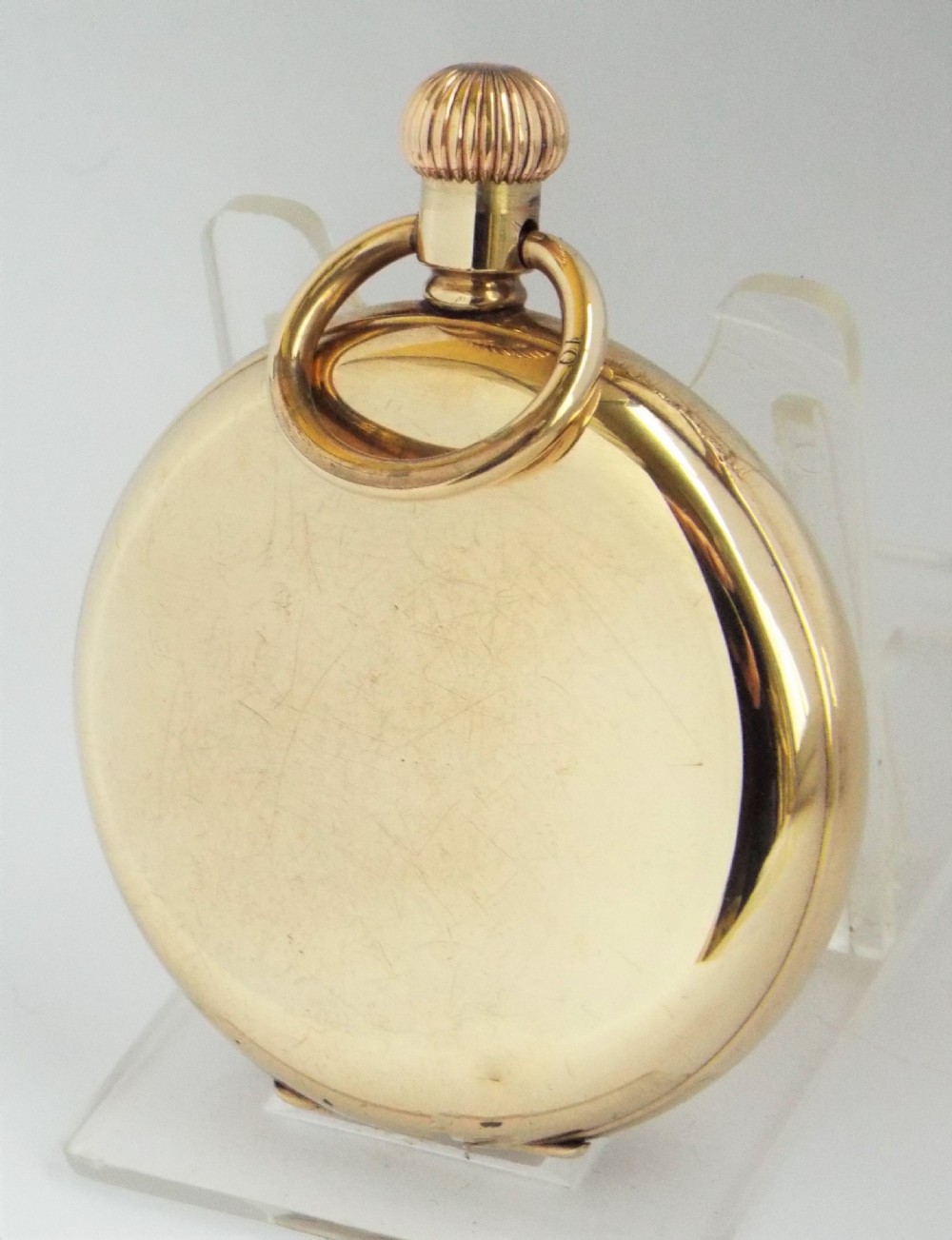 1925 Elgin full hunter pocket watch. View III