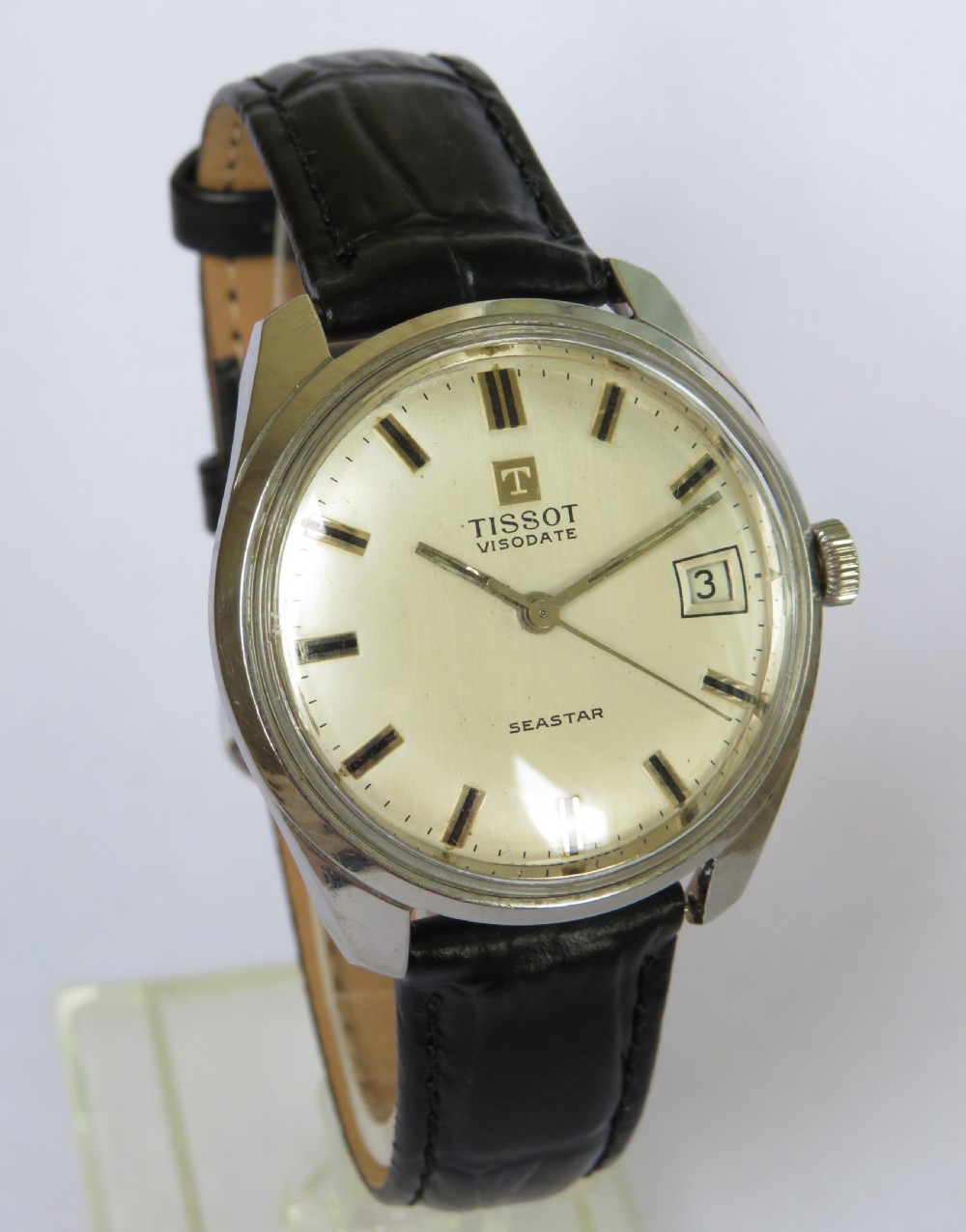 Gents Tissot Visodate Seastar wrist watch, 1969 View III