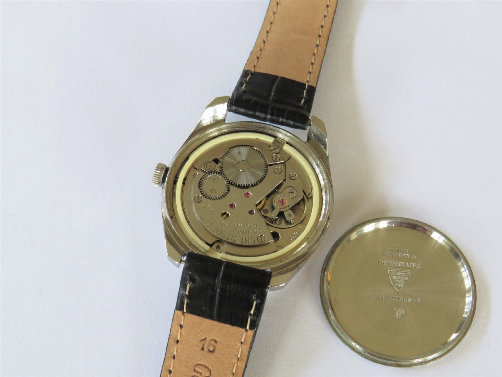 Gents Tissot Visodate Seastar wrist watch, 1969 View V