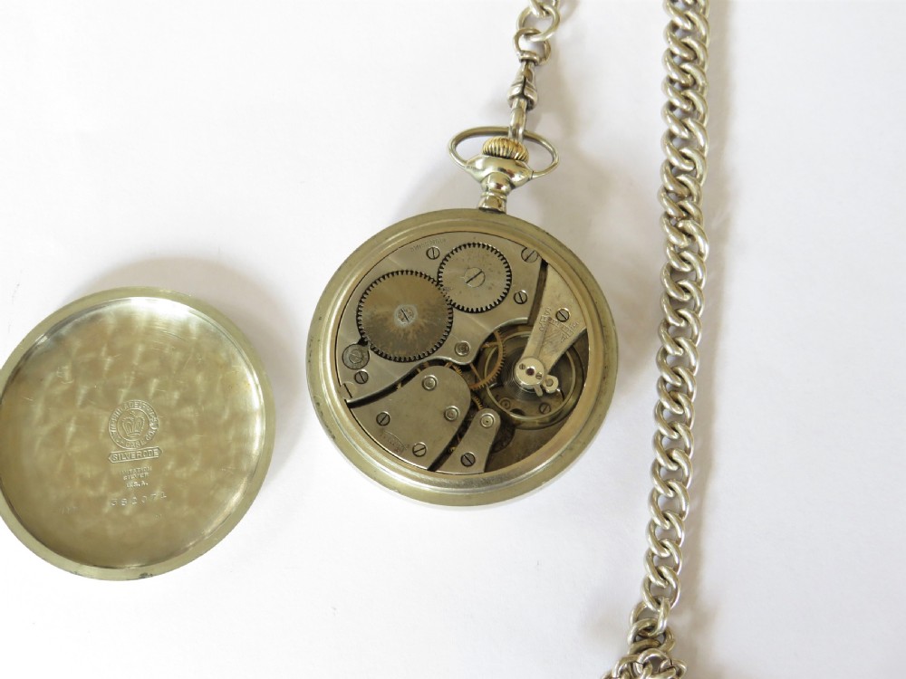 Antique Limit pocket watch and chain View IV