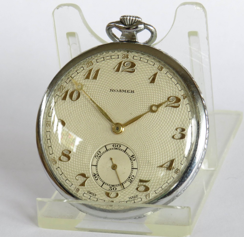 1930s Roamer pocket watch. View II