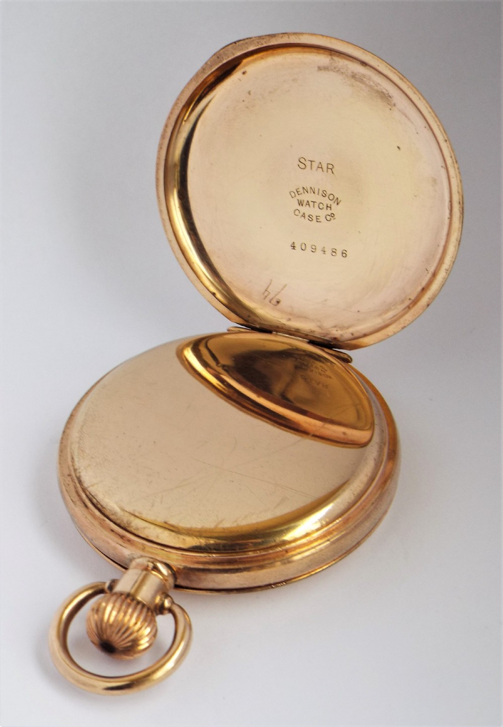 Antique Waltham P S Bartlett full hunter pocket watch, 1919. View IV