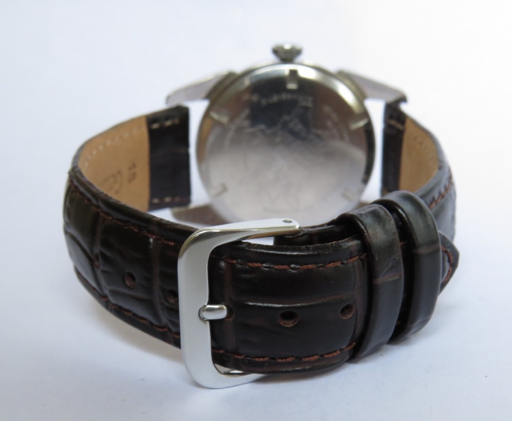 Gents 1950s Verdal Type Tour de France wrist watch View V