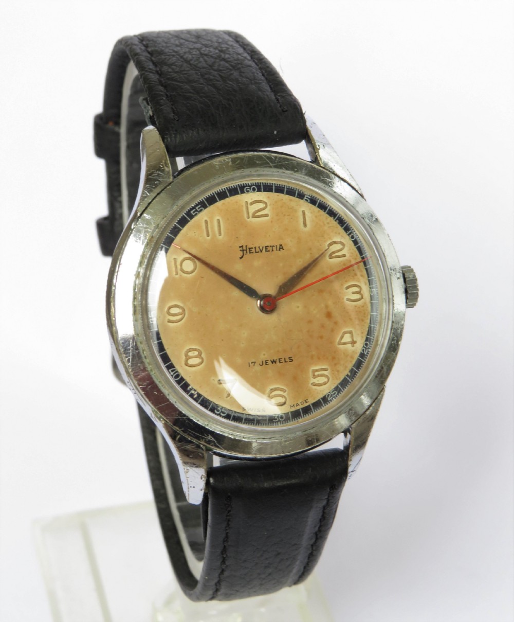Gents 1950s Helvetia wristwatch View II