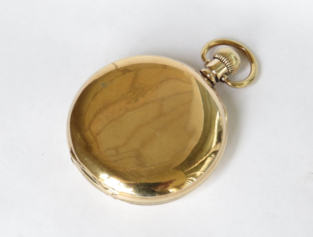 Antique Vesta Lever half hunter pocket watch View IV
