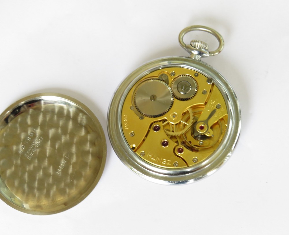 1950s Zenith pocket watch View IV