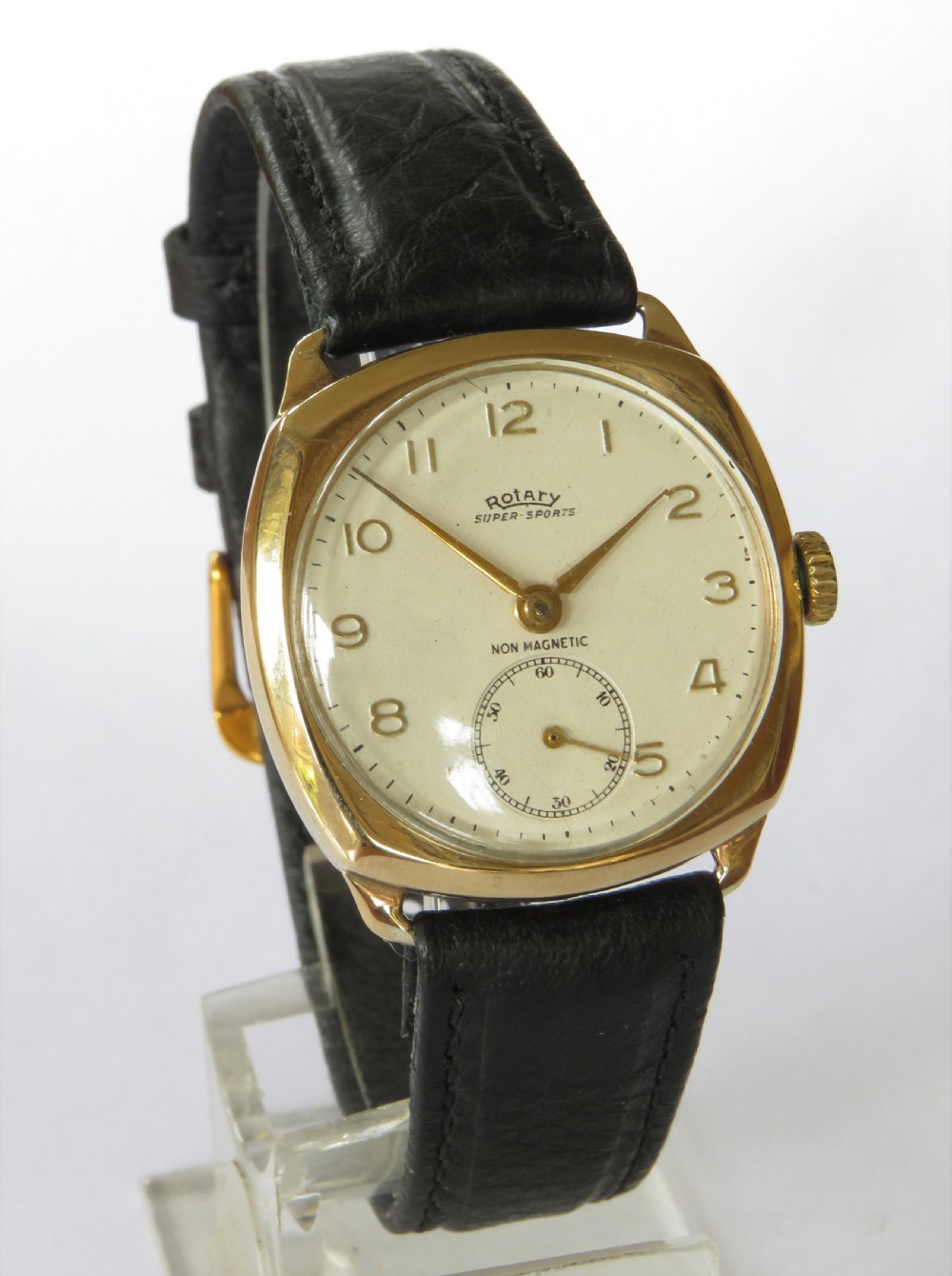 9ct gold Rotary Super Sports wrist watch, 1952 View II