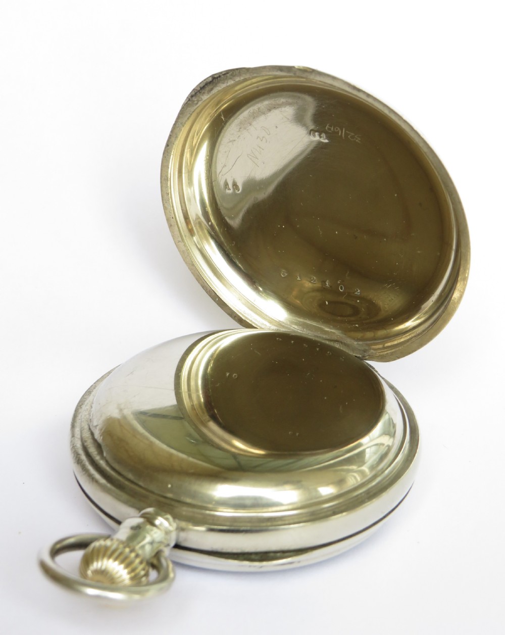 Large antique Longines pocket watch, 1883 View III