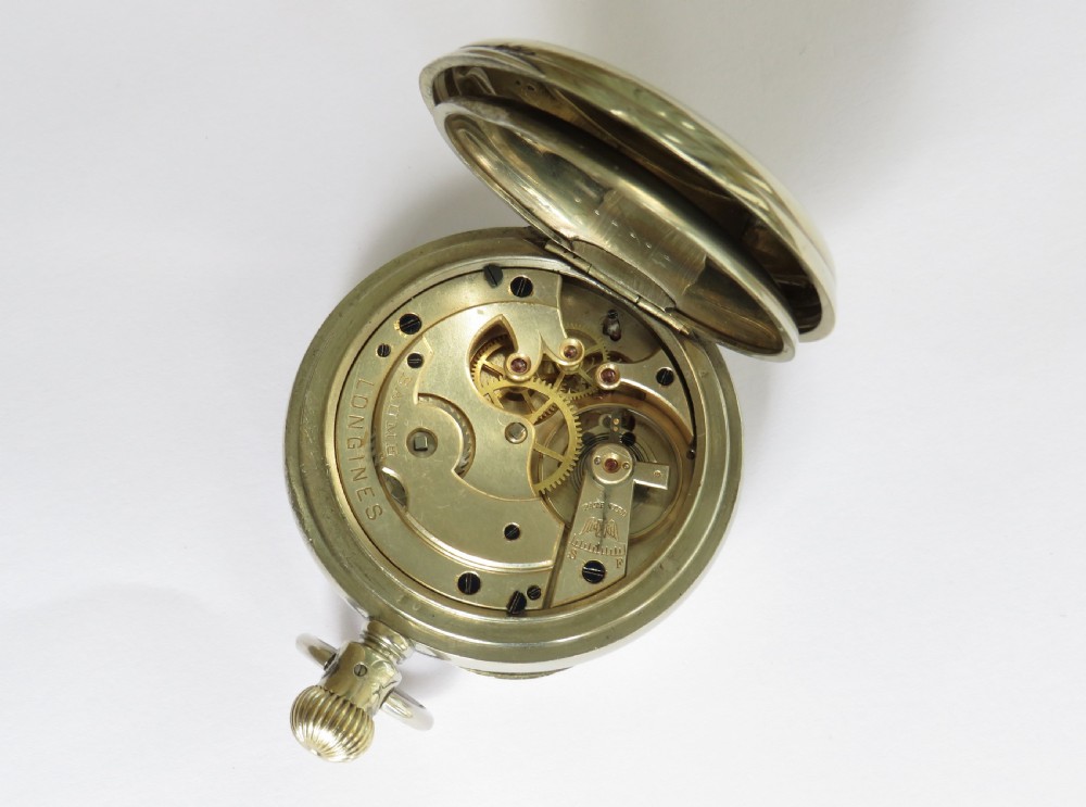 Large antique Longines pocket watch, 1883 View IV
