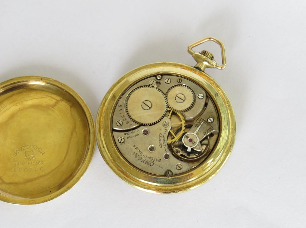 Antique Art Deco Omega pocket watch View II