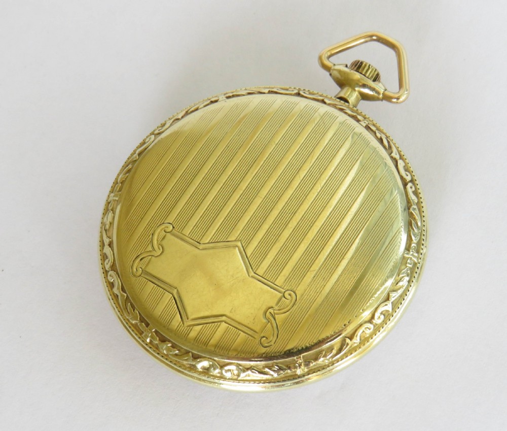 Antique Art Deco Omega pocket watch View III