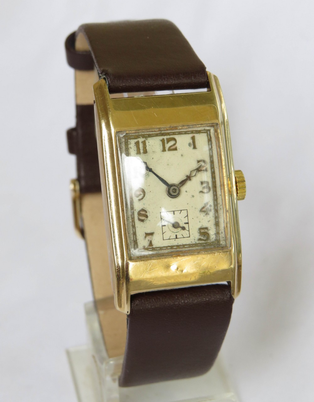 Art Deco 9ct gold Rotary Maximus wrist watch, 1933 View II