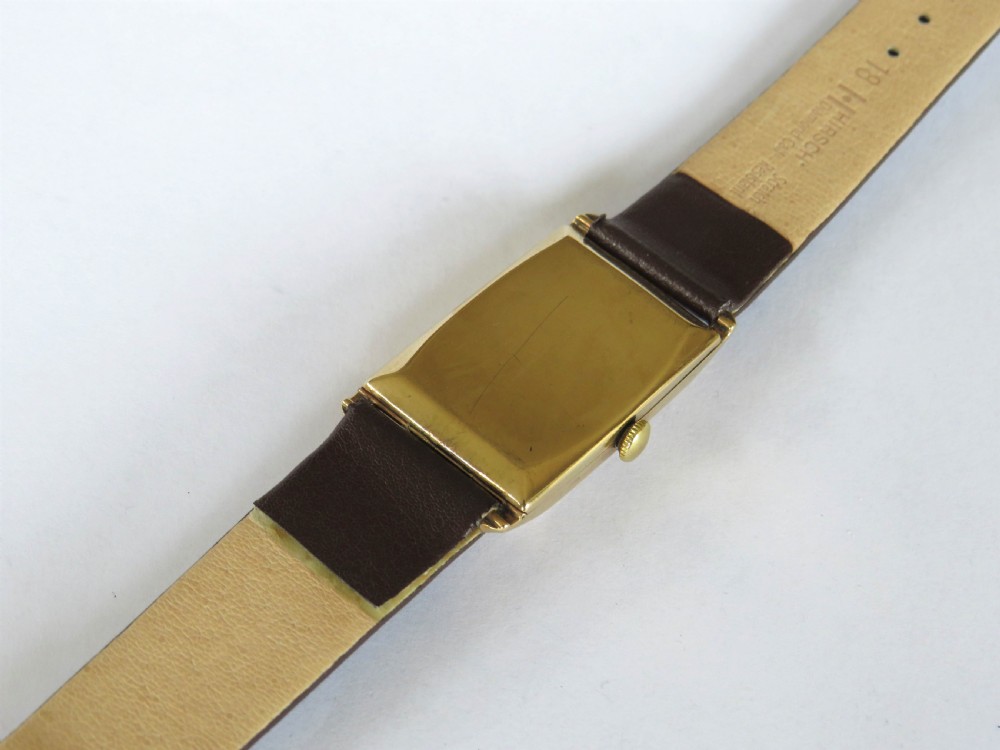 Art Deco 9ct gold Rotary Maximus wrist watch, 1933 View IV