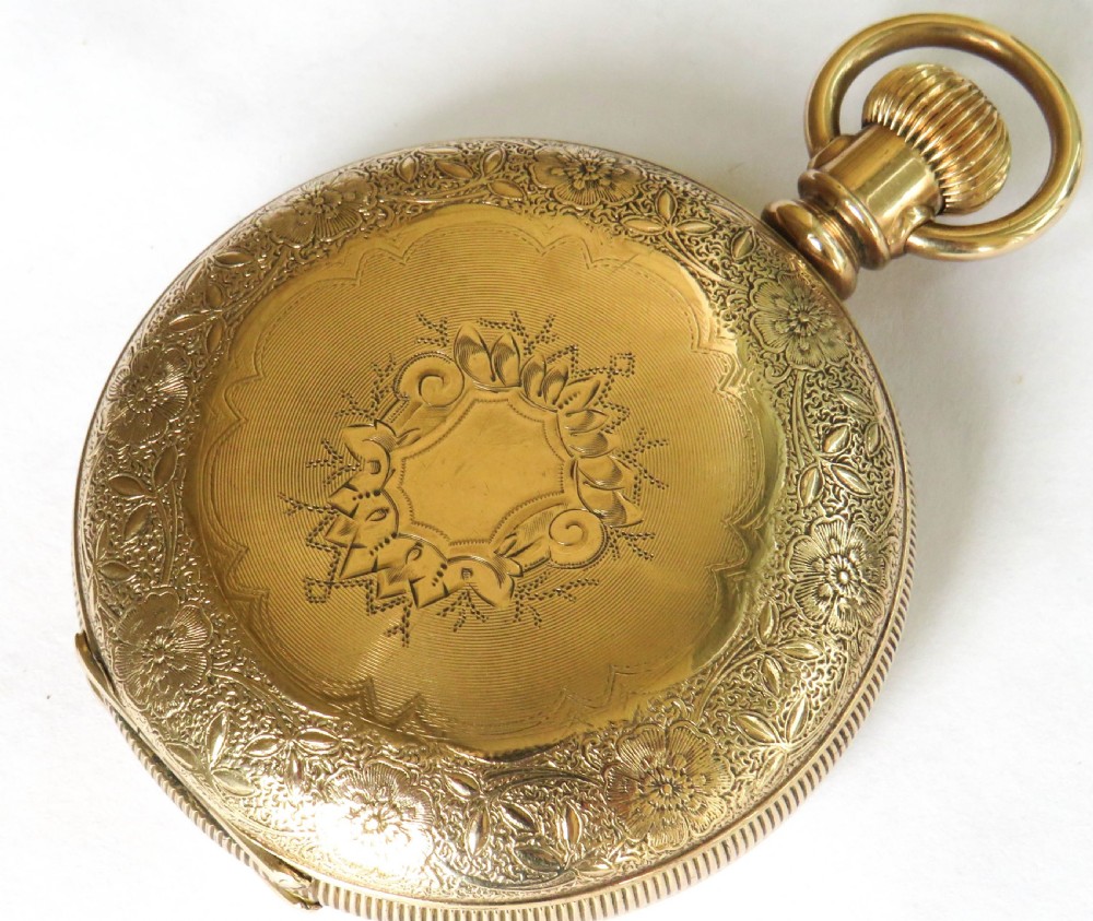 Antique Elgin pocket watch, 1891 View II