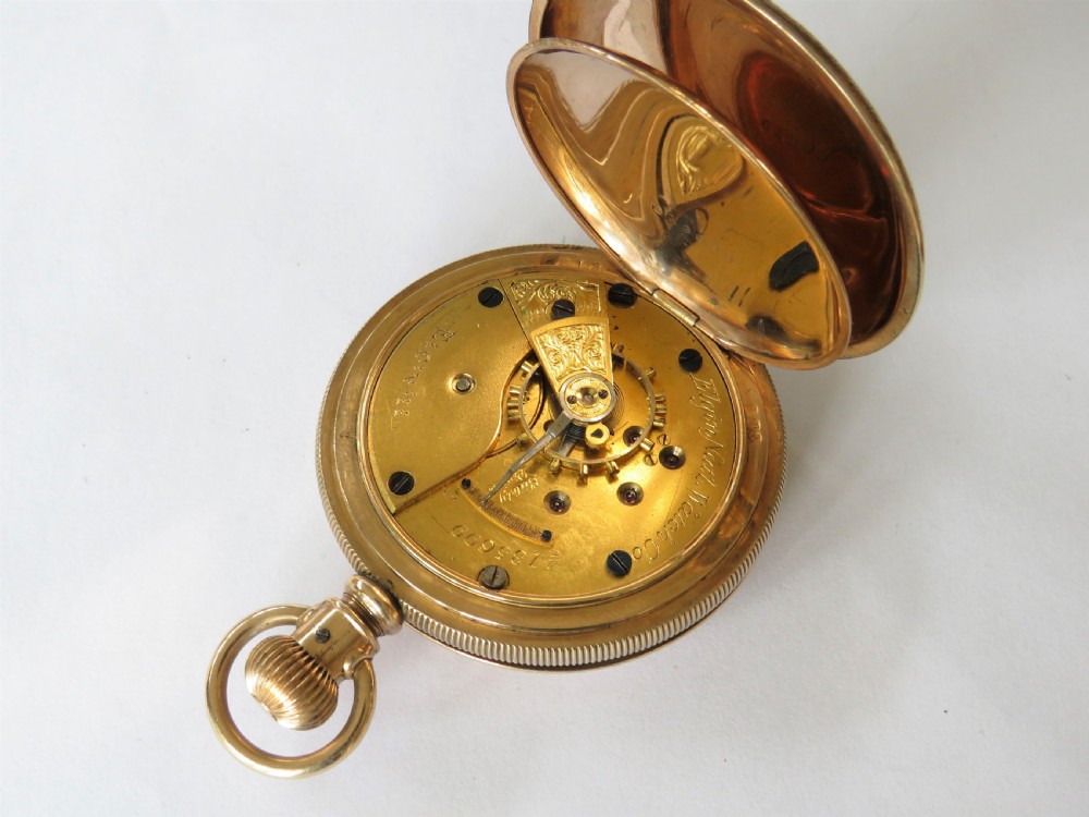Antique Elgin pocket watch, 1891 View IV