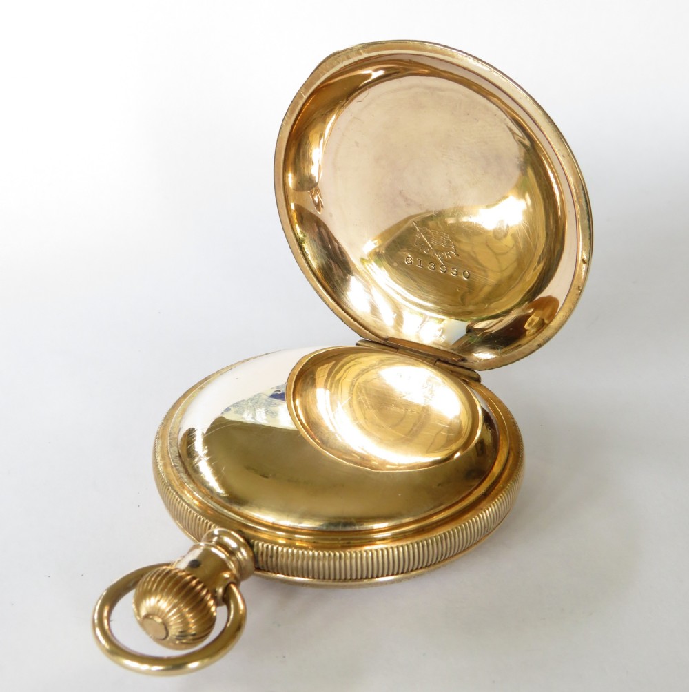 Antique Elgin pocket watch, 1891 View VI
