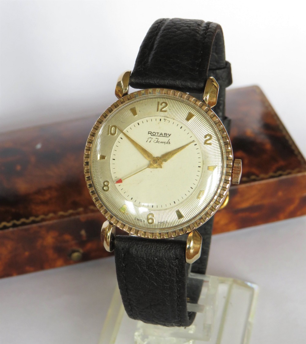 Gents 9ct gold Rotary wrist watch, 1946