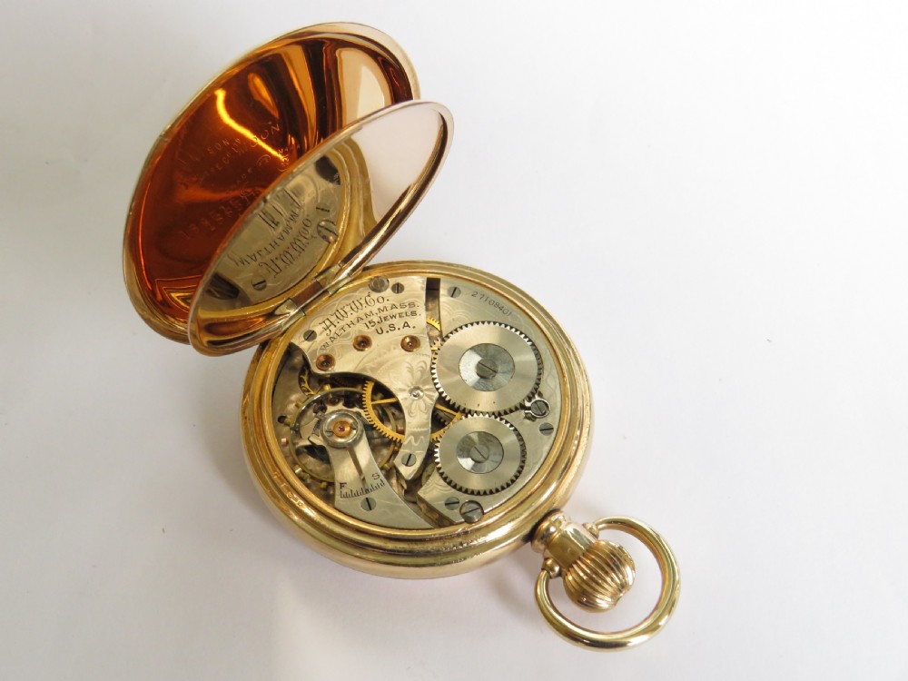 1930 Waltham pocket watch, super condition View III