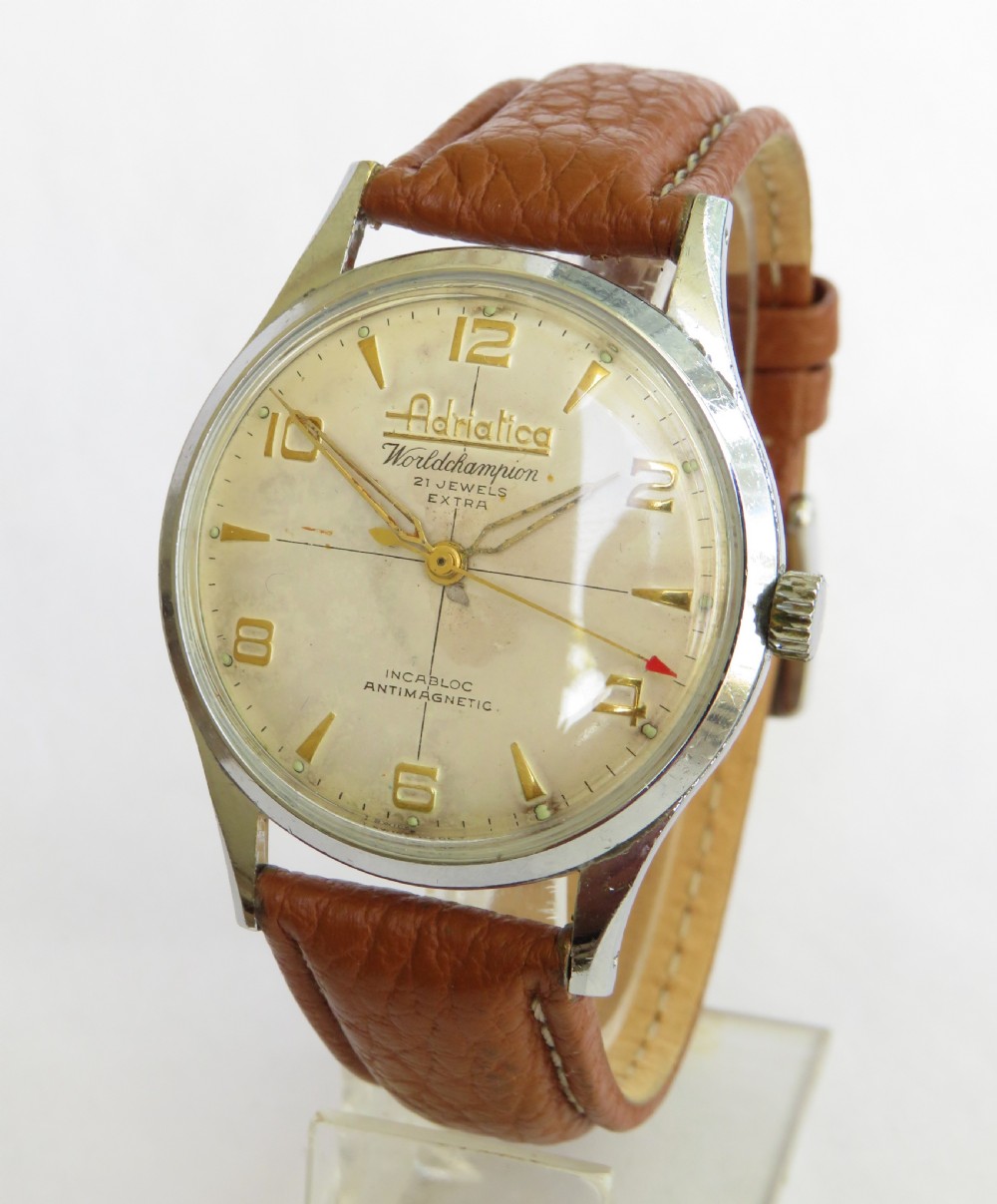 Gents 1960s Adriatica World Champion wrist watch