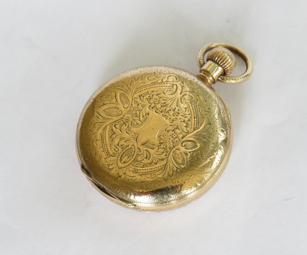 Antique Waltham fob watch, 1897 View III
