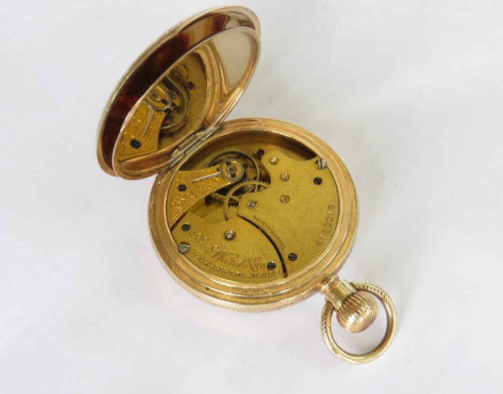Antique Waltham fob watch, 1897 View IV
