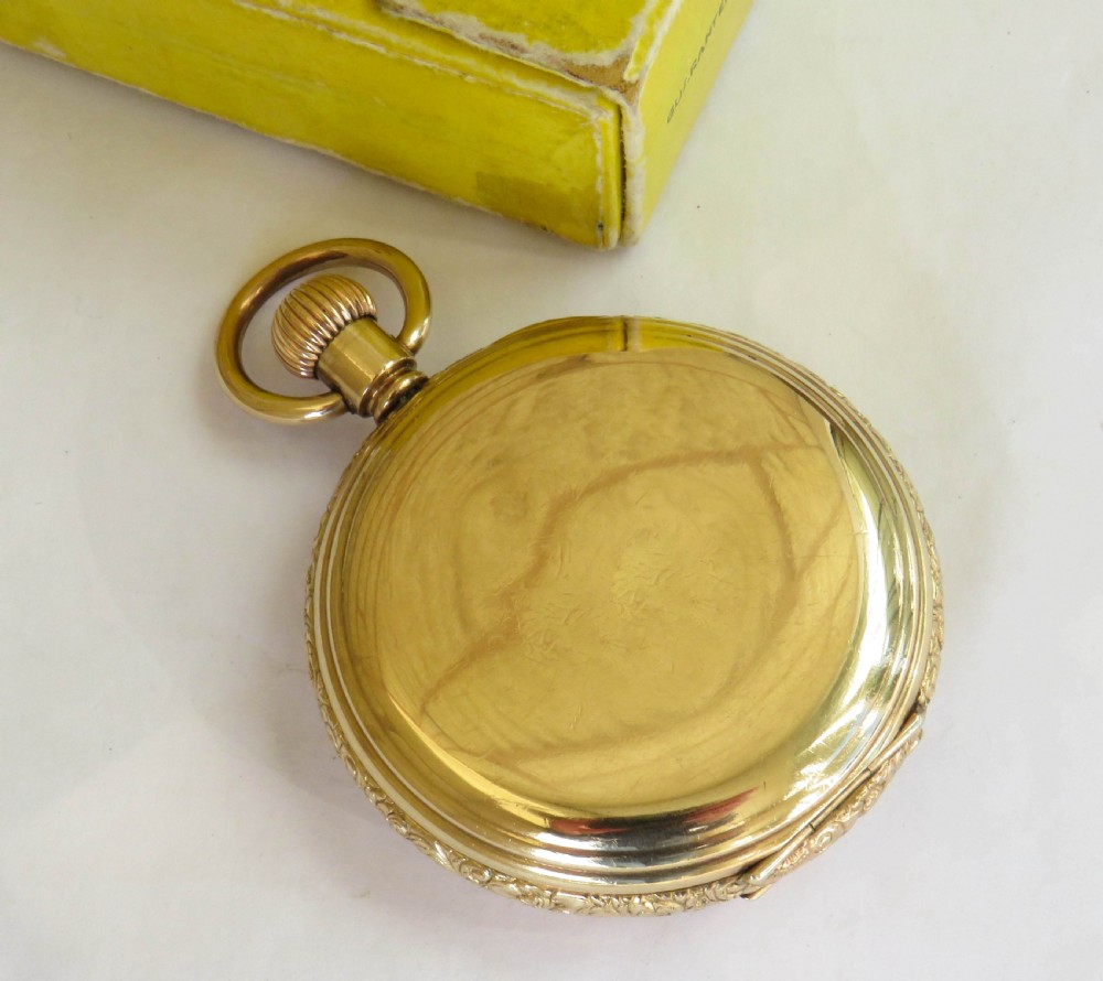 Antique Thomas Russell full hunter pocket watch View V