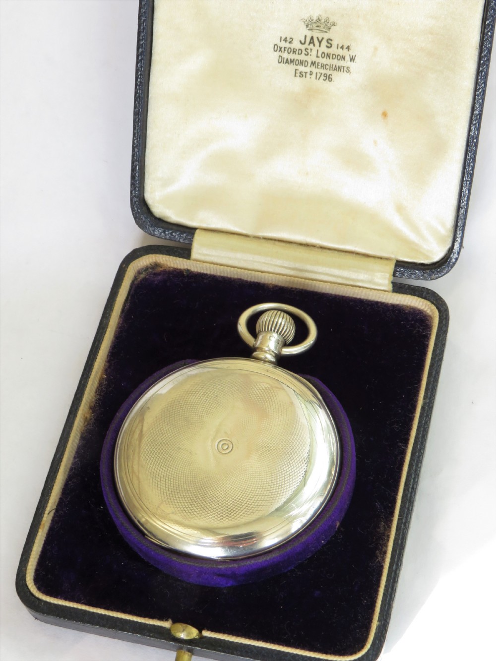 Antique silver Waltham full hunter pocket watch View IV