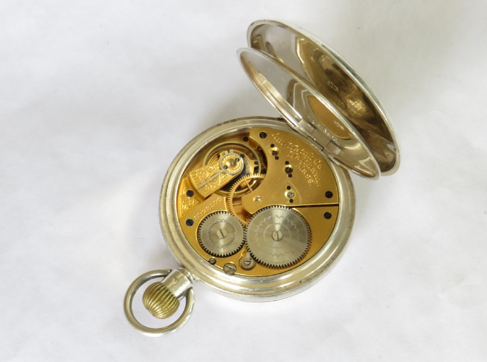 Antique Waltham silver pocket watch View IV