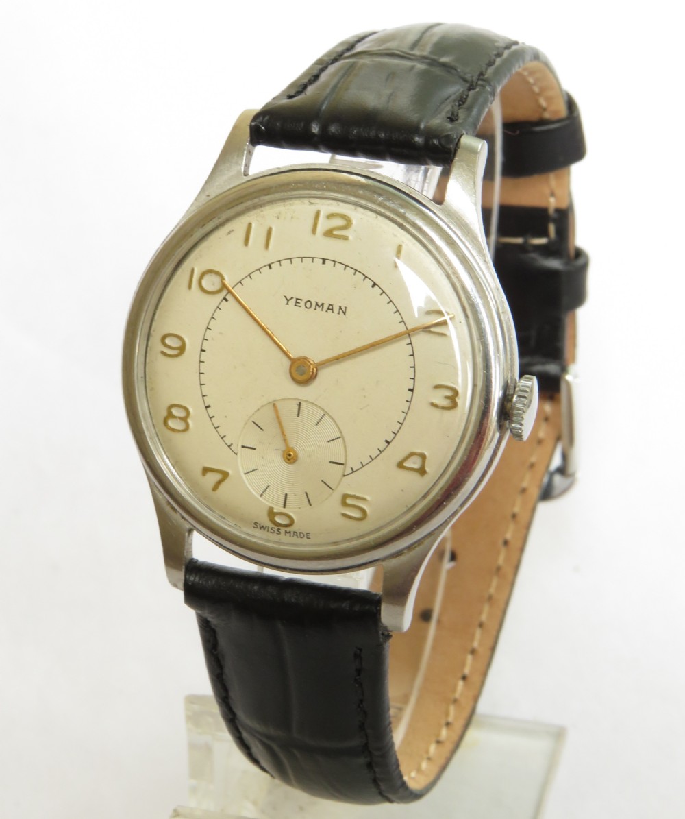 Gents 1940s Yeoman wrist watch