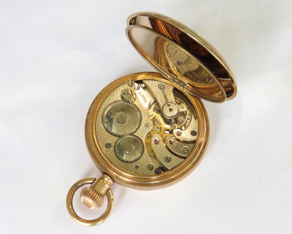 Antique full hunter pocket watch View III