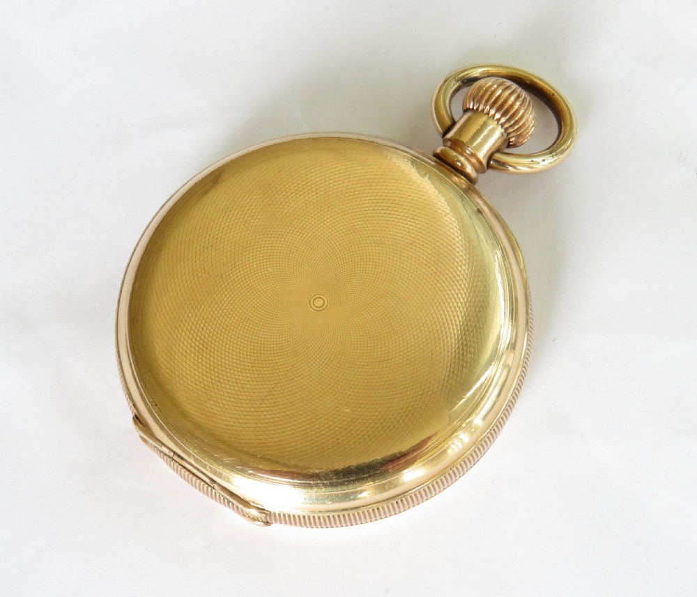 Antique full hunter pocket watch View IV