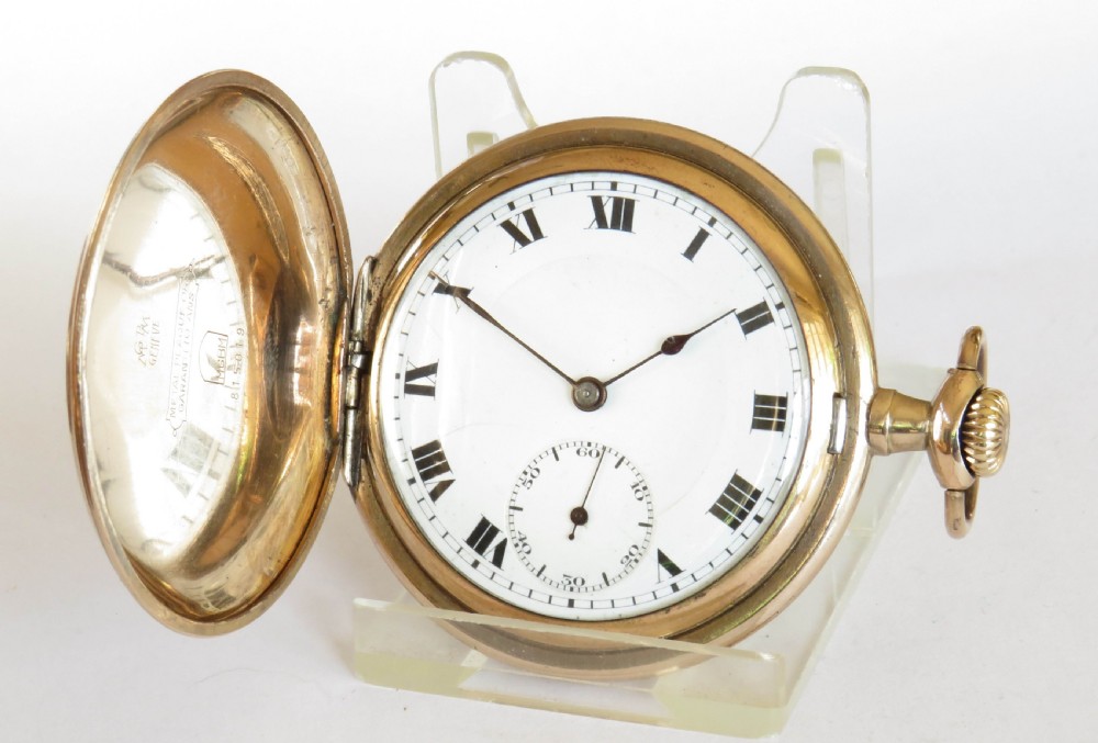1920s full hunter pocket watch