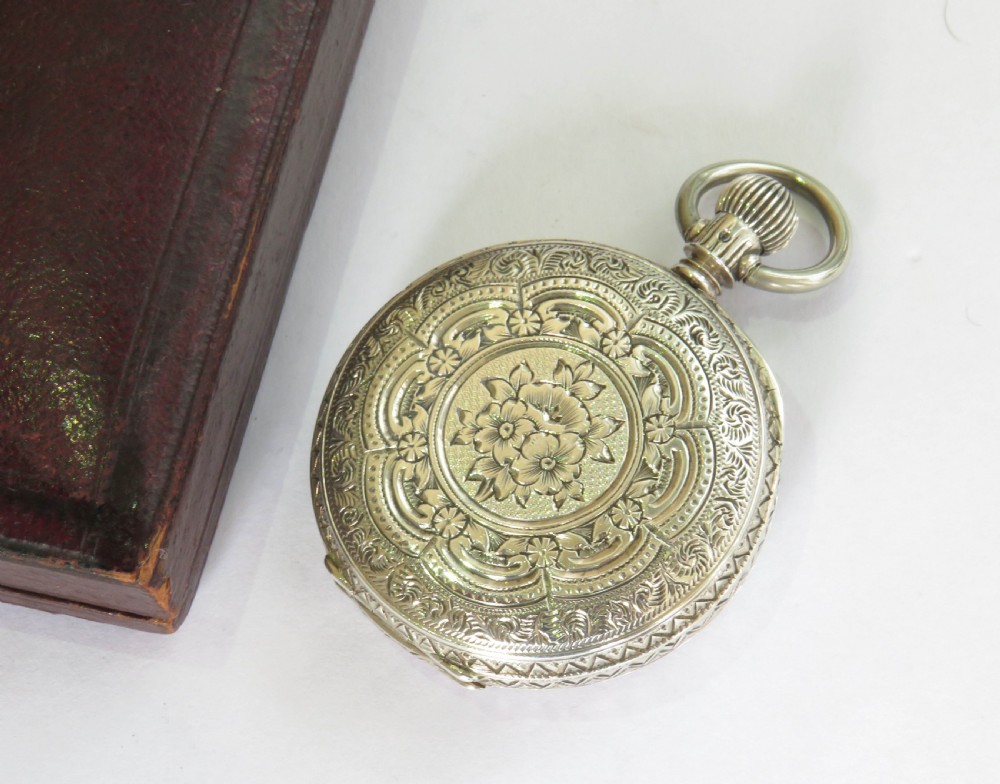 Small silver Waltham Royal hunter pocket watch View II