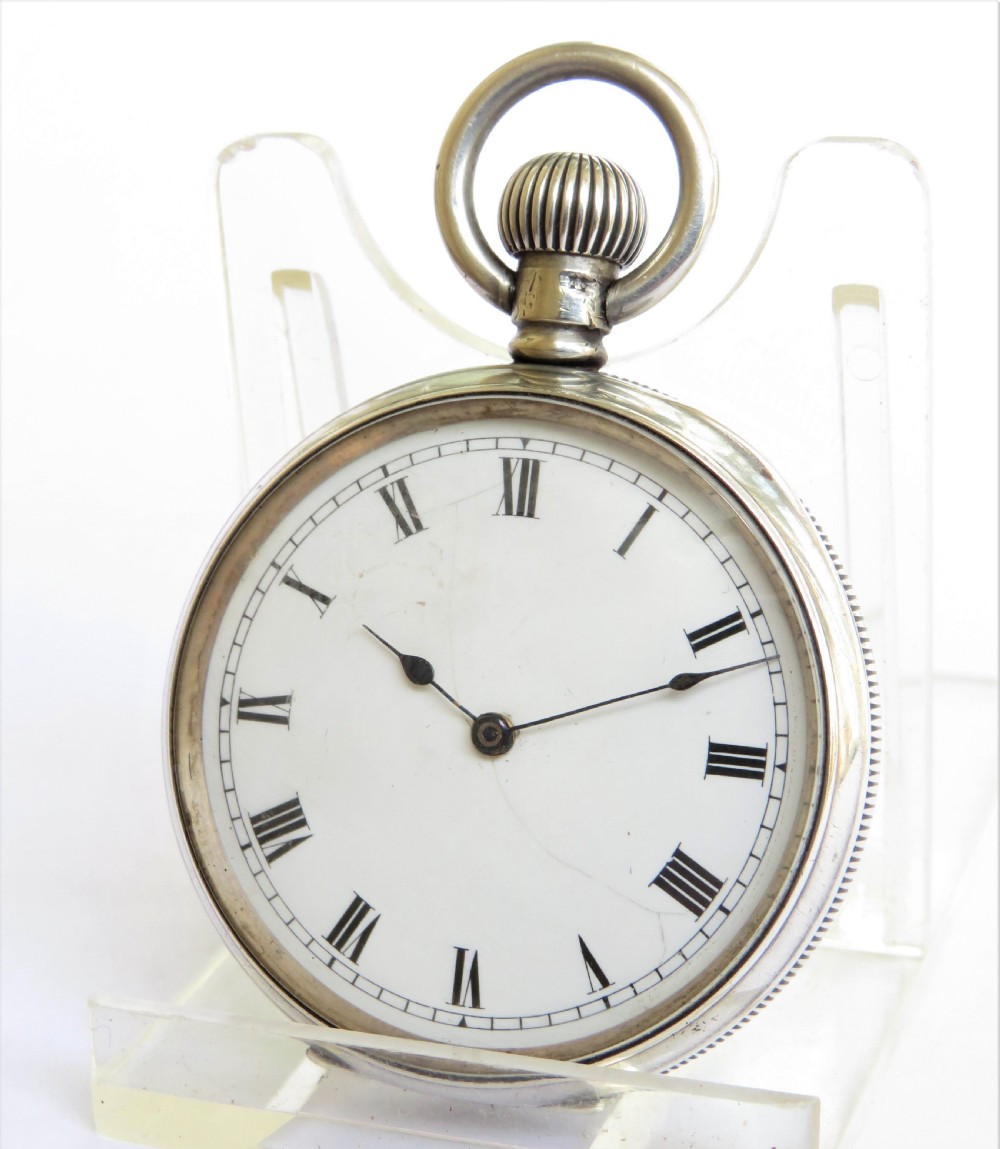 Antique silver Waltham Seaside pocket watch