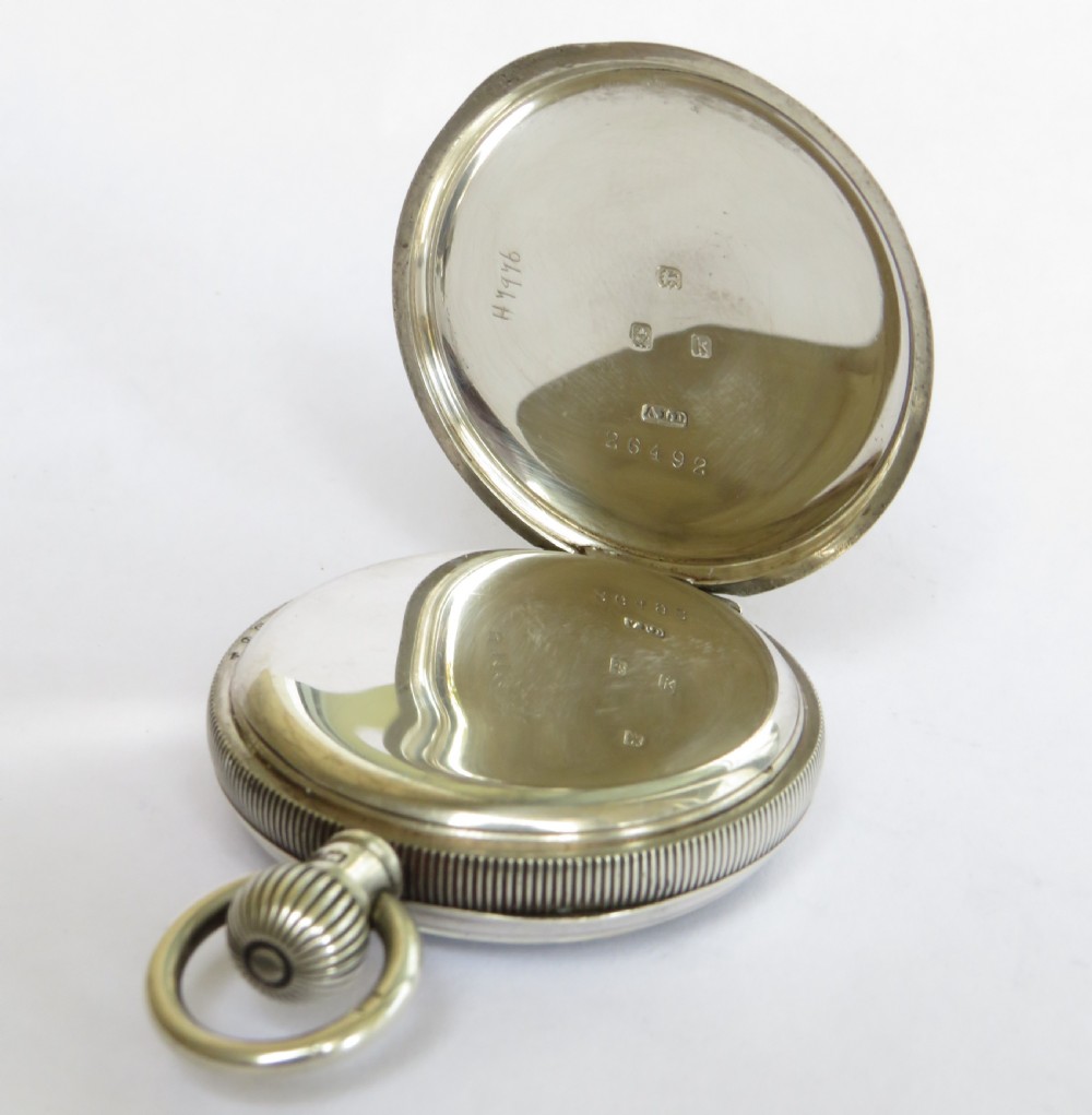 Antique silver Waltham Seaside pocket watch View II