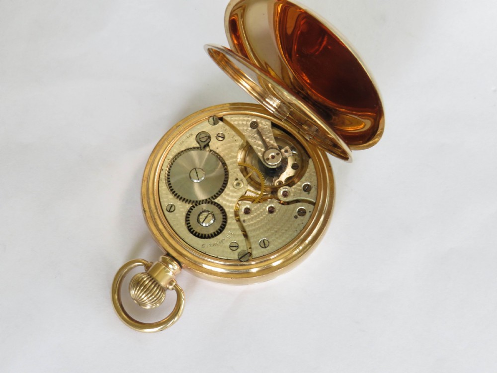1920s Swiss full hunter pocket watch View II