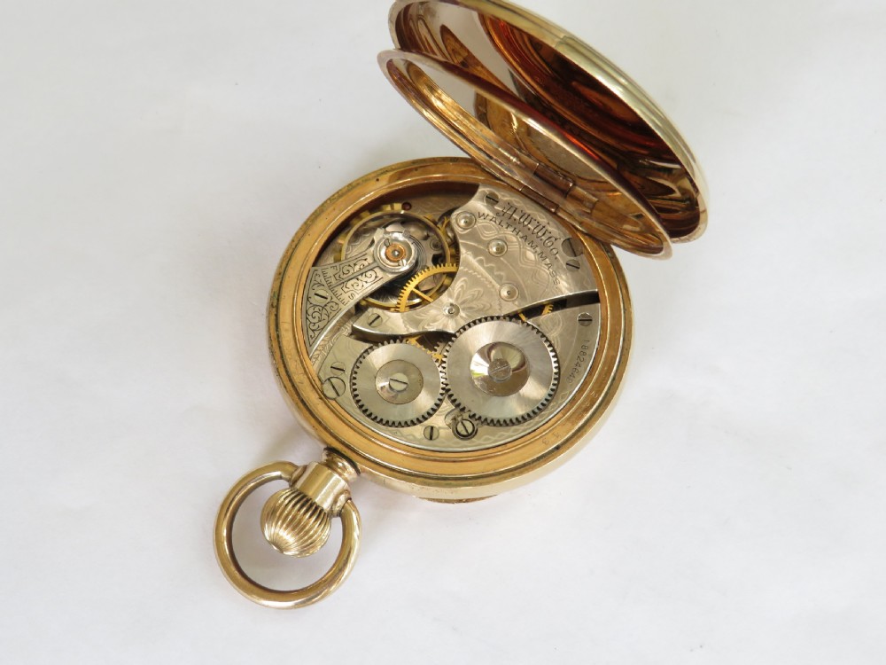 Antique Waltham pocket watch, 1912 View III