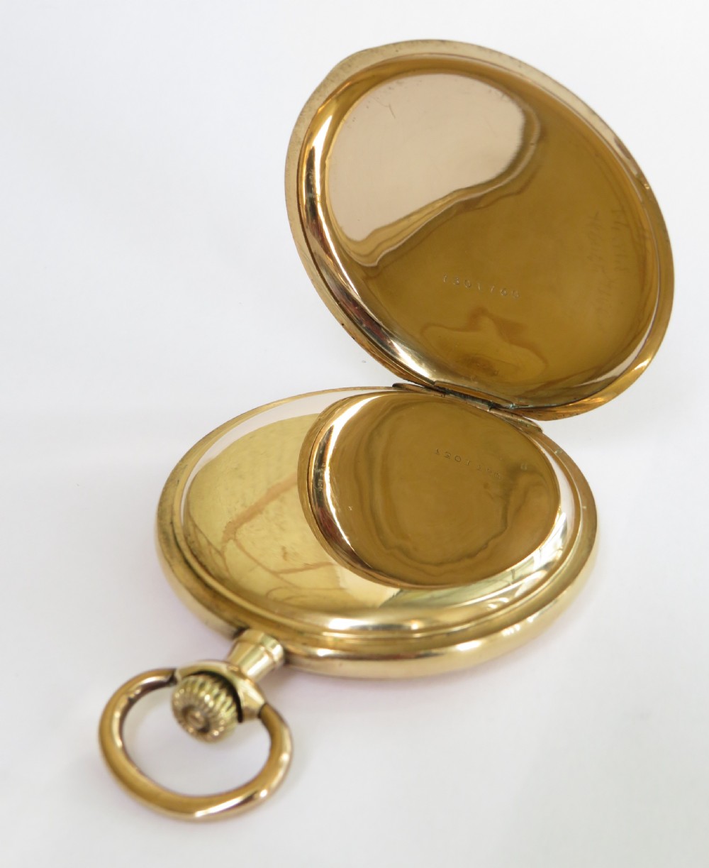 Antique Waltham full hunter pocket watch, 1908 View II