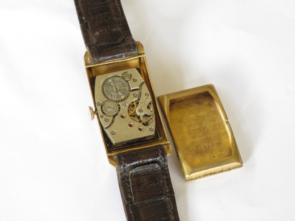 Gents 1940s Helvetia wrist watch View IV