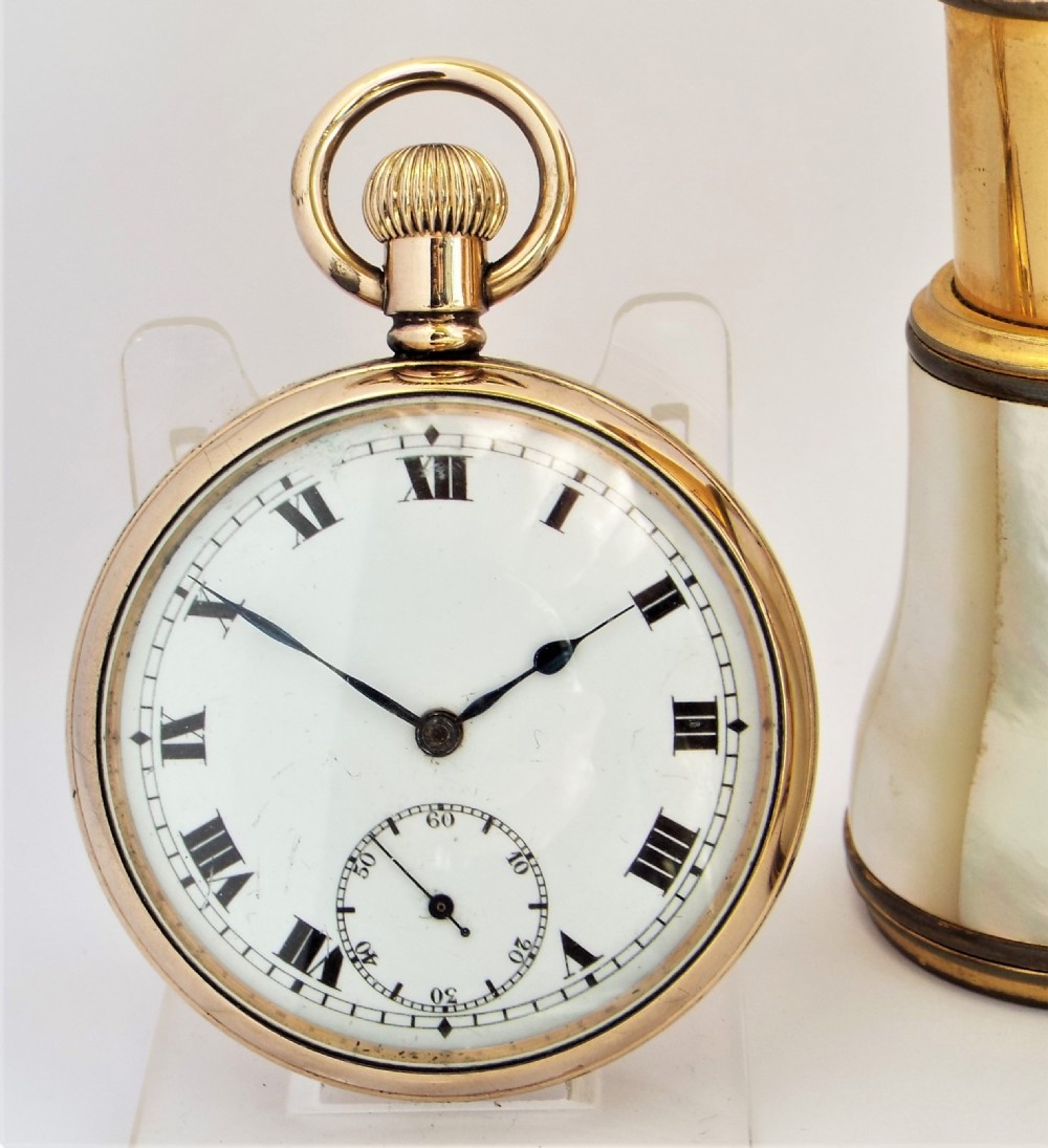1930s Record stem winding pocket watch.
