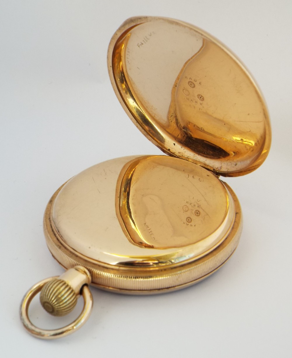 Antique 1897 Waltham pocket watch. View III