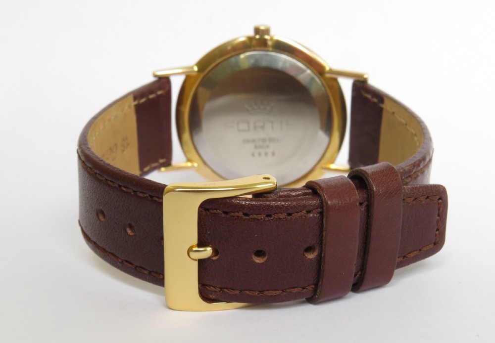 Gents Fortis Streamline wrist watch, c1960 View V