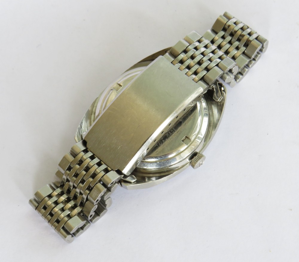 Gents 1960s Orfina Golden Flame automatic wrist watch View V