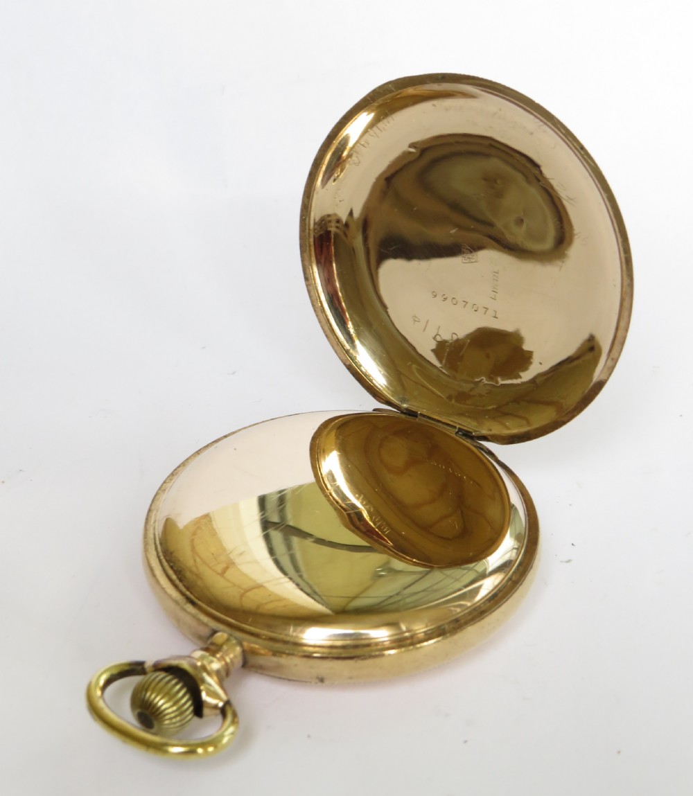Antique Elgin full hunter pocket watch, 1907 View II