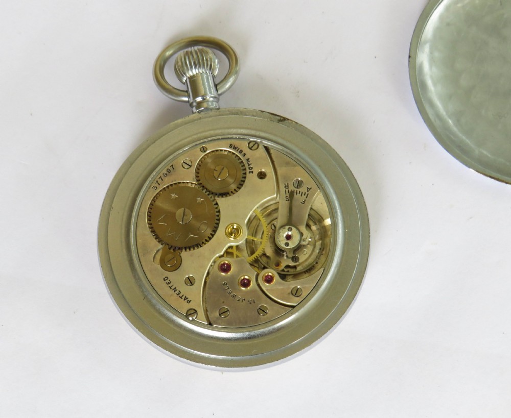 1940s Cyma military pocket watch View III