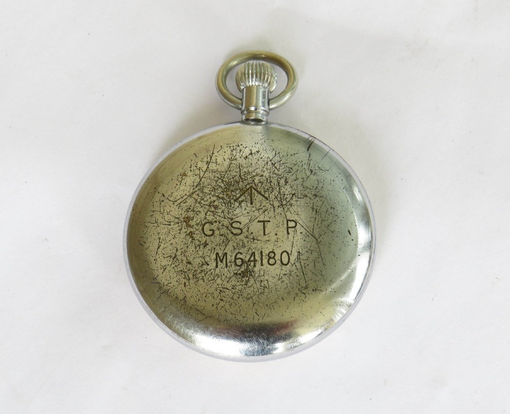 1940s Cyma military pocket watch View IV
