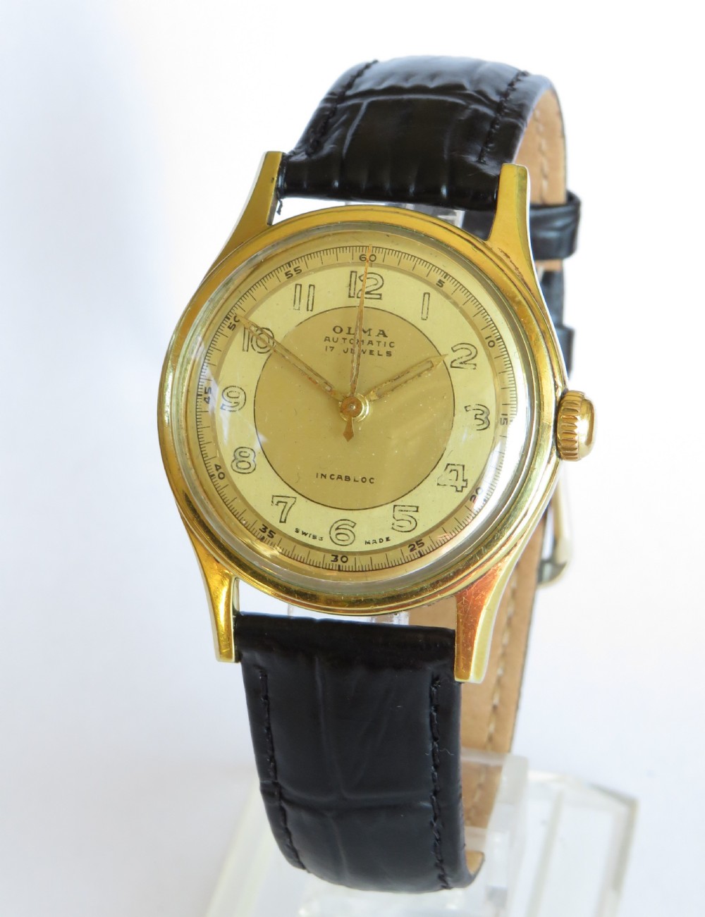 Gents 1950s Olma bumper automatic wrist watch