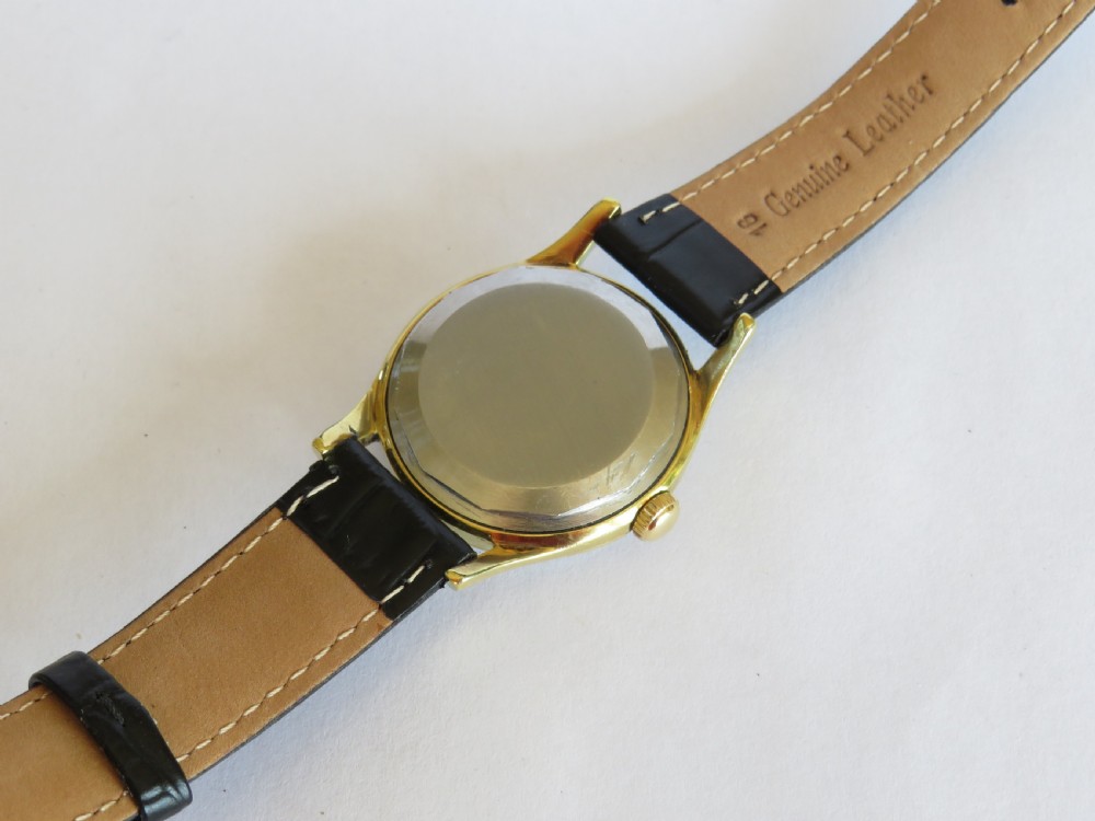Gents 1950s Olma bumper automatic wrist watch View V