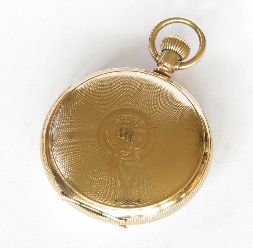 1921 Elgin full hunter pocket watch View V